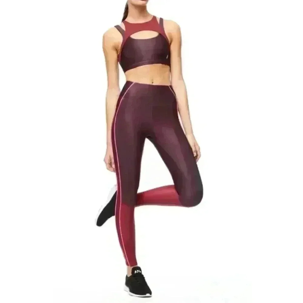 Good American The‎ Electric Feel Legging Bourdeaux